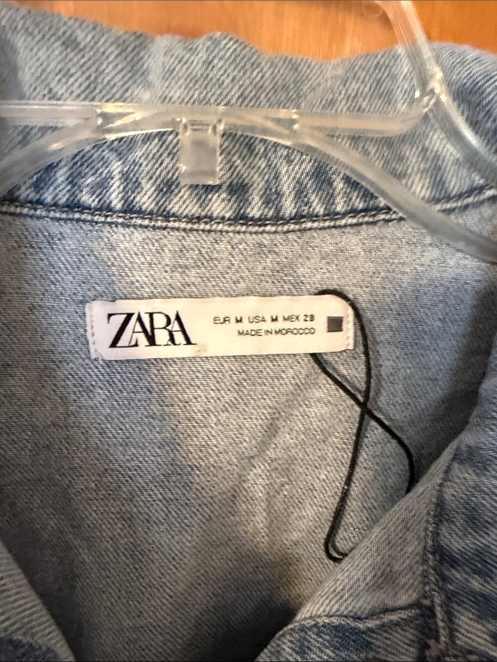 Zara Light Blue Denim Jumpsuit - Picture 2 of 5